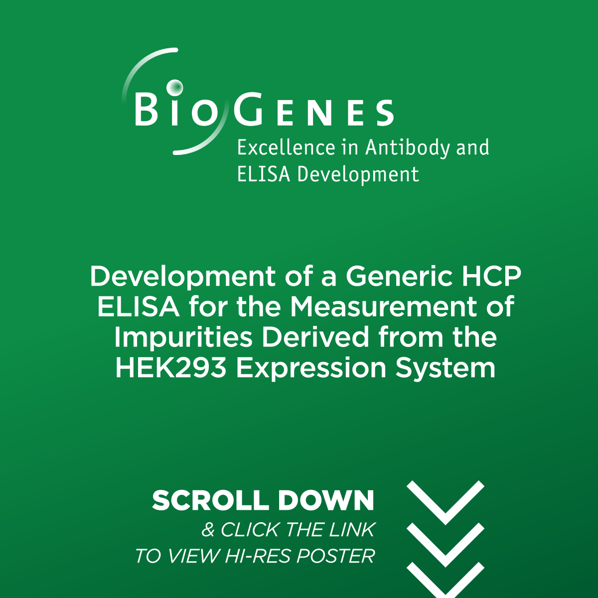 Development of a Generic HCP ELISA for the Measurement of Impurities Derived from the HEK293 Expression System