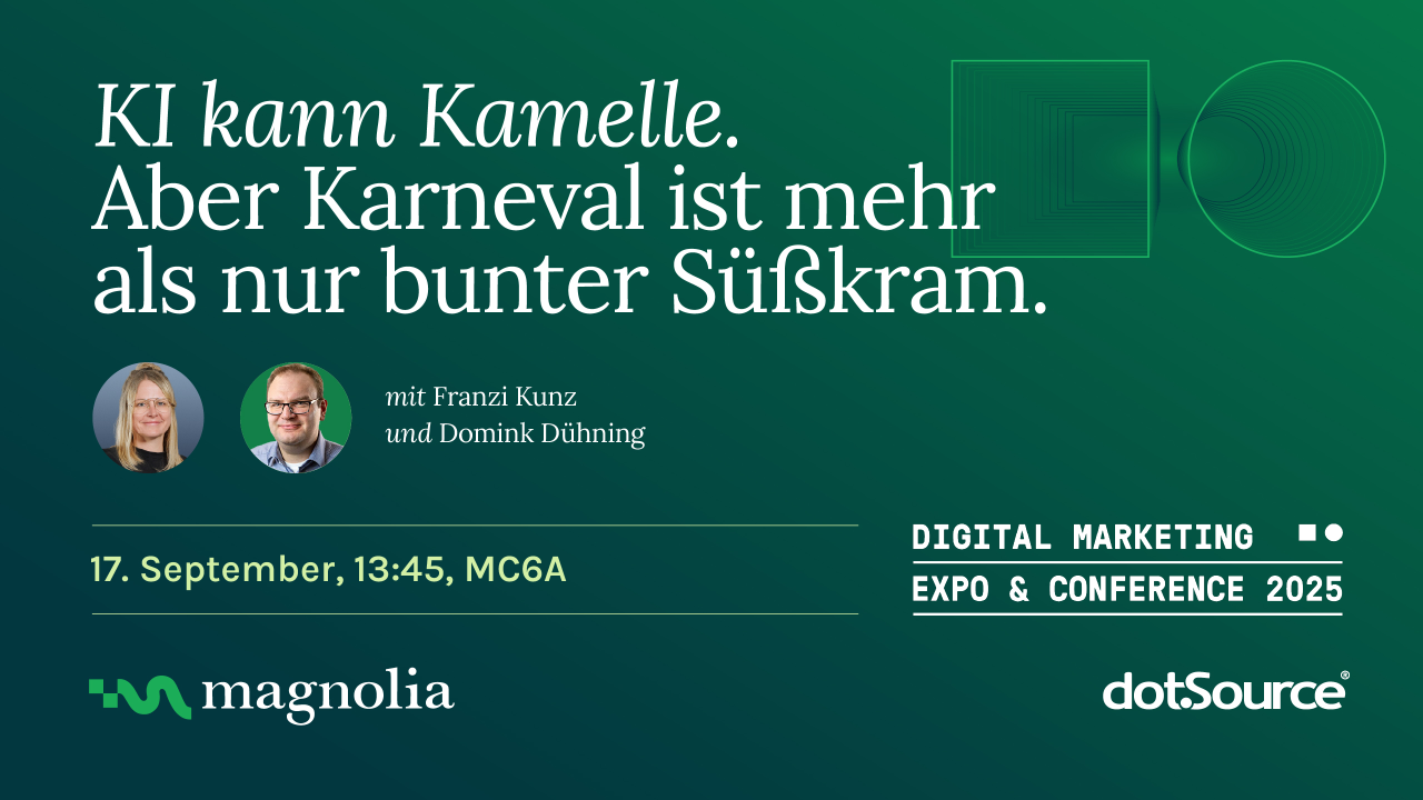 KI kann Kamelle. Aber Karneval ist mehr als nur bunter Süßkram. Warum dein Content Management mehr Karneval braucht.