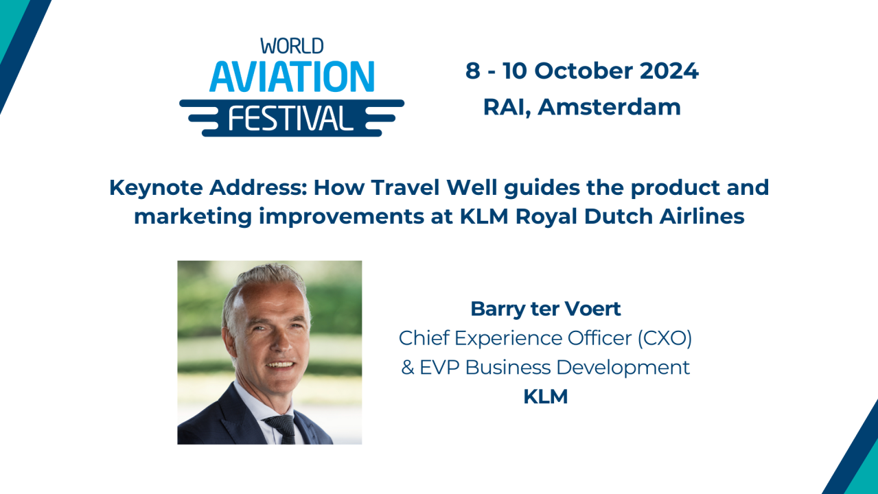 Keynote Address: How Travel Well guides the product and marketing improvements at KLM Royal Dutch Airlines