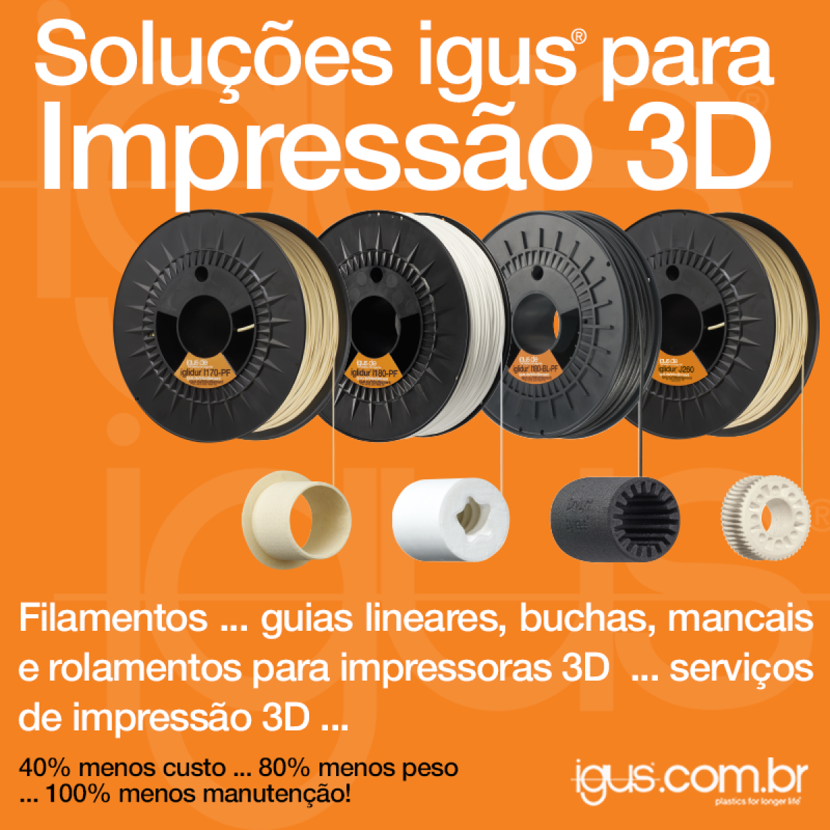 Filamentos de impressão 3D