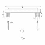 Puxadores Premium Ø1¼" em Aço Inox