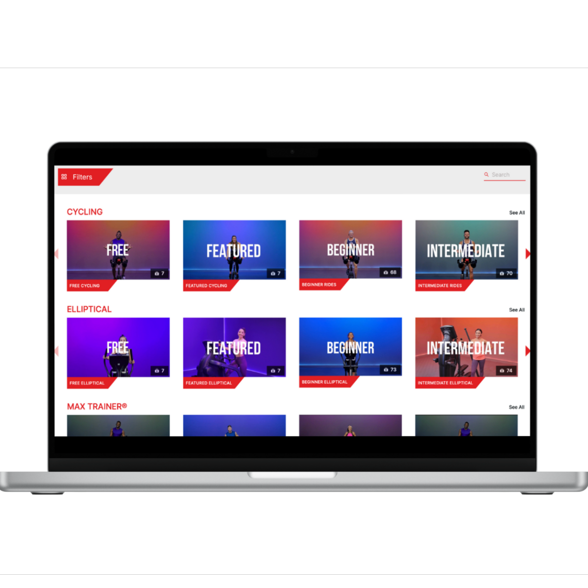 On demand fitness content