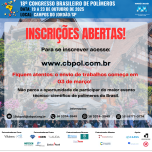 18º Congresso Brasileiro de Polímeros