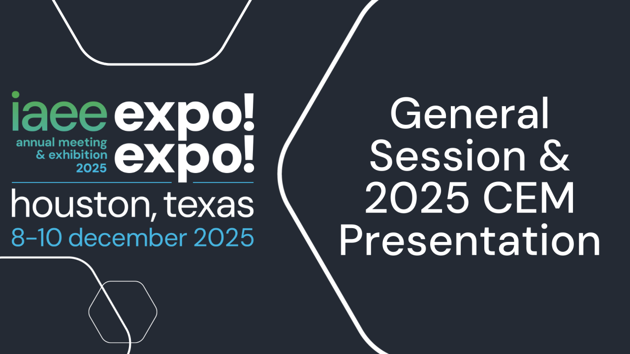 General Session and 2025 CEM Presentation