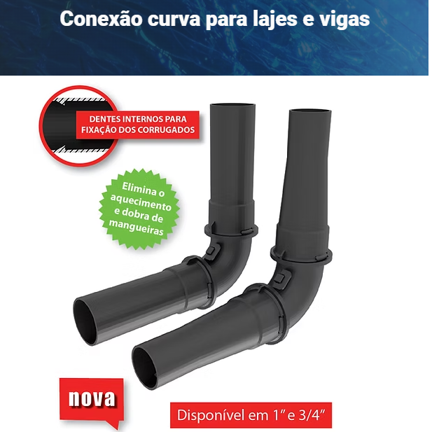 Conexão Curva para Lajes e Vigas Nanoplastic