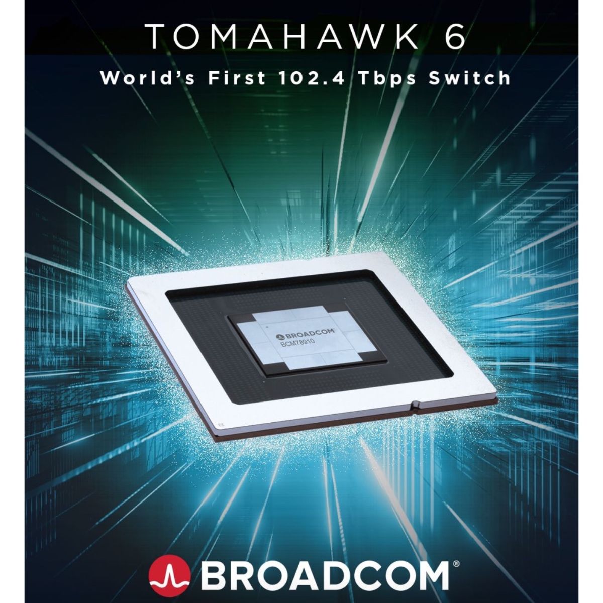 Tomahawk 6: World’s First 102Tbps Switch for AI