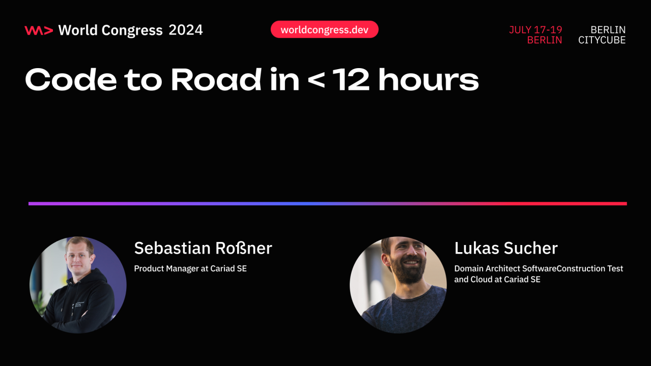 Code to Road in < 12 hours