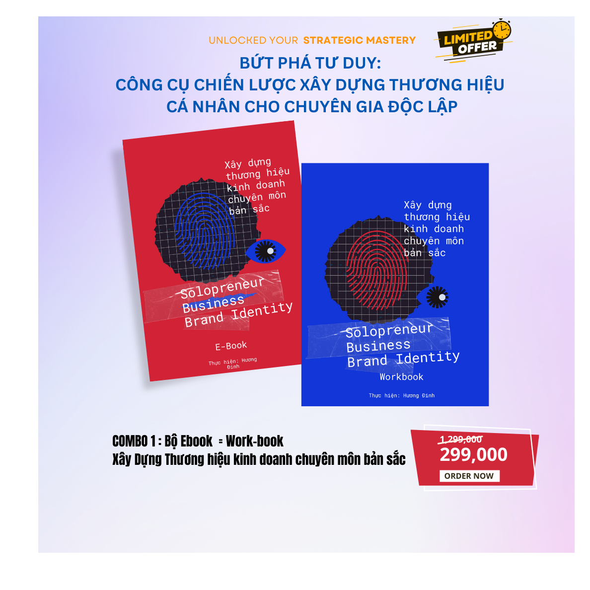 COMBO 1 : Bộ Ebook & Work-book Xây Dựng Thương hiệu kinh doanh chuyên môn bản sắc