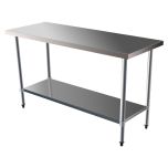 Mesa 1,50 M com prateleira lisa 150x70x85 cm