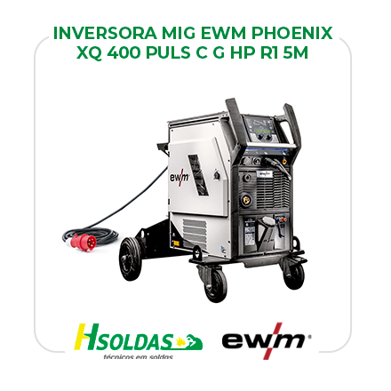 INVERSORA MIG EWM TITAN XQ 400 AC PULS D W R1 5M