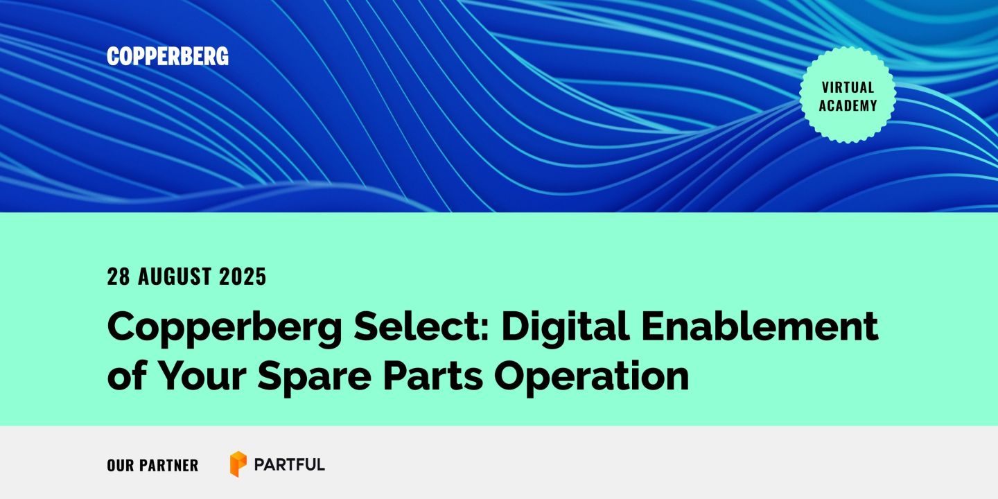 Copperberg Select: Digital Enablement of Your Spare Parts Operation