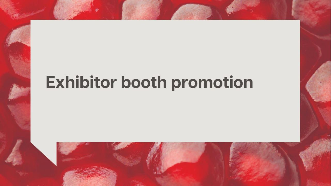 Exhibitor Booth Promotion : Probiotical S.p.A.