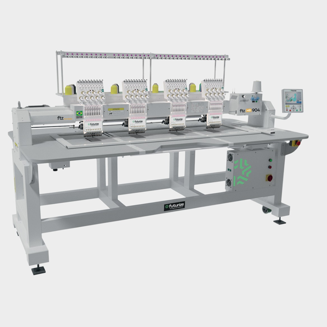 MB 904 - Máquina de Bordado Industrial - 4 cabeças - 9 agulhas