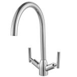 Contemporary Twin Lever Taps
