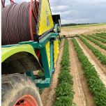 Dépose / récupération gaine goutte à goutte grand culture