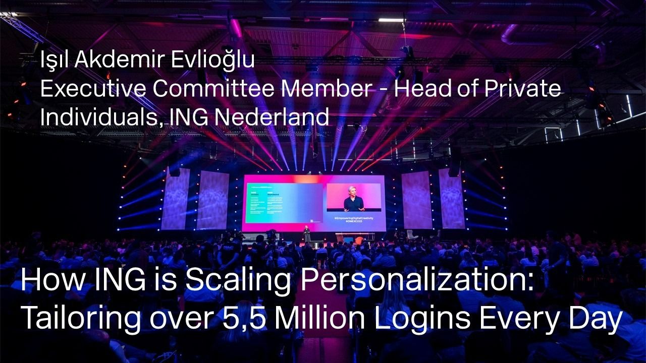 How ING is Scaling Personalization: Tailoring over 5,5 Million Logins Every Day