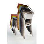 Dining Chair Polypropylene Modern Design, for Outdoor, Kitchen and Bar - Stackable - SARETINA - 9 colors