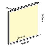 LED paneel 60x60 | 40W | 3000K | IP54