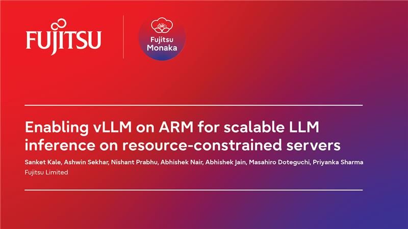 Enabling vLLM on ARM for Scalable LLM Inference on Resource-Constrained Servers