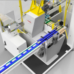 Linha para Encaixotamento de Barras de proteína