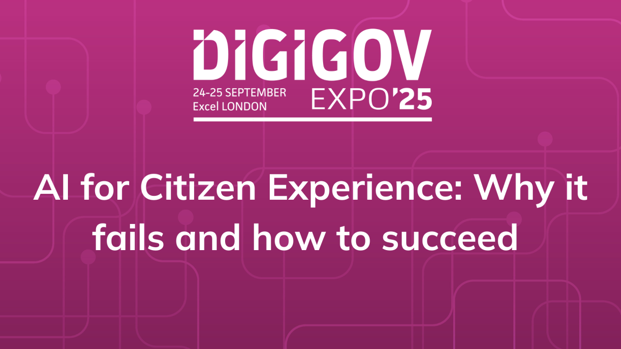 AI for Citizen Experience: Why it fails and how to succeed