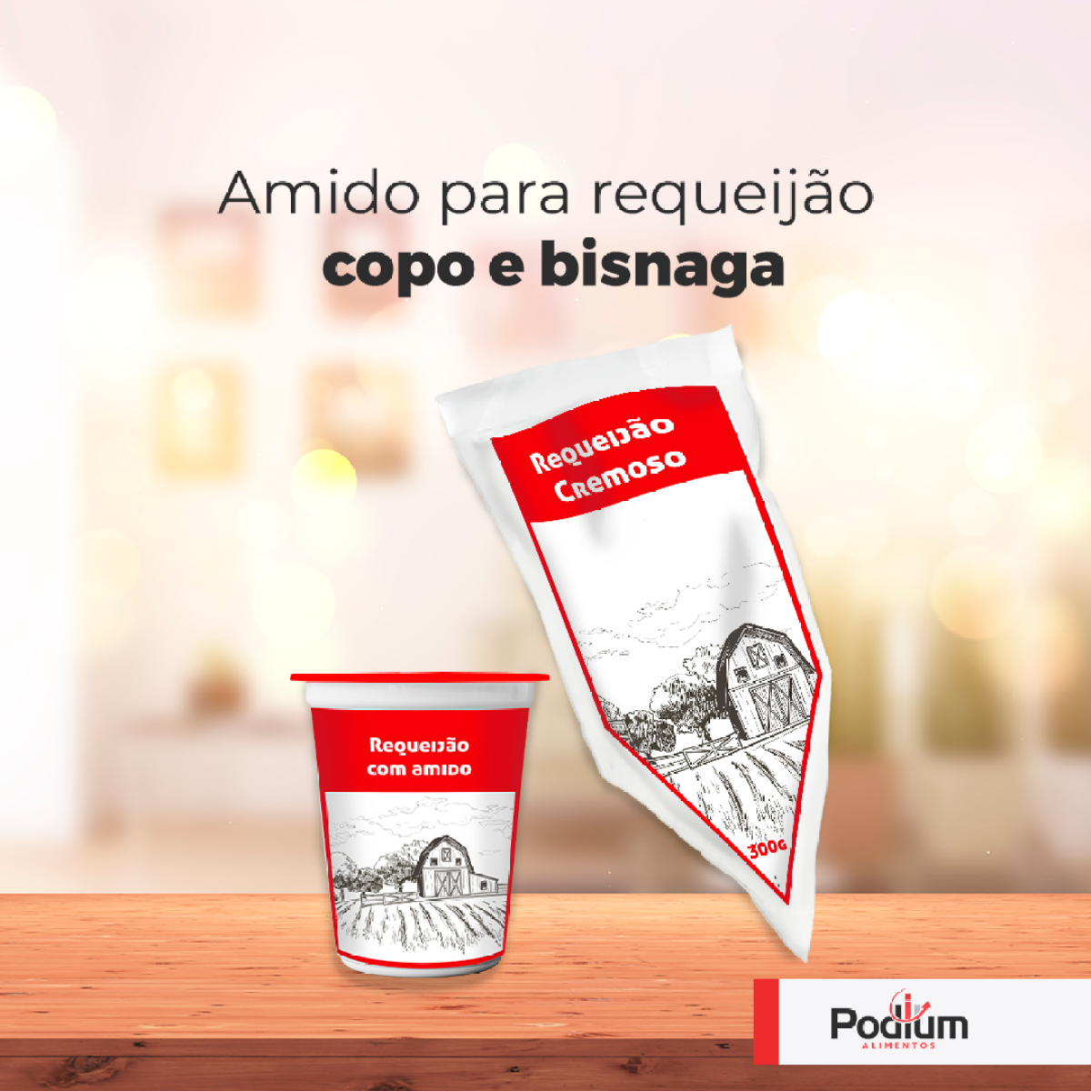 Amido Para Requeijão (Copo ou Bisnaga)