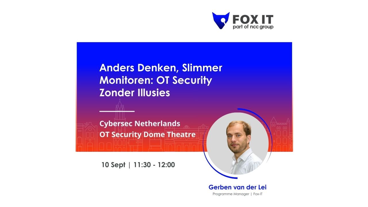 Anders Denken, Slimmer Monitoren: OT Security Zonder Illusies