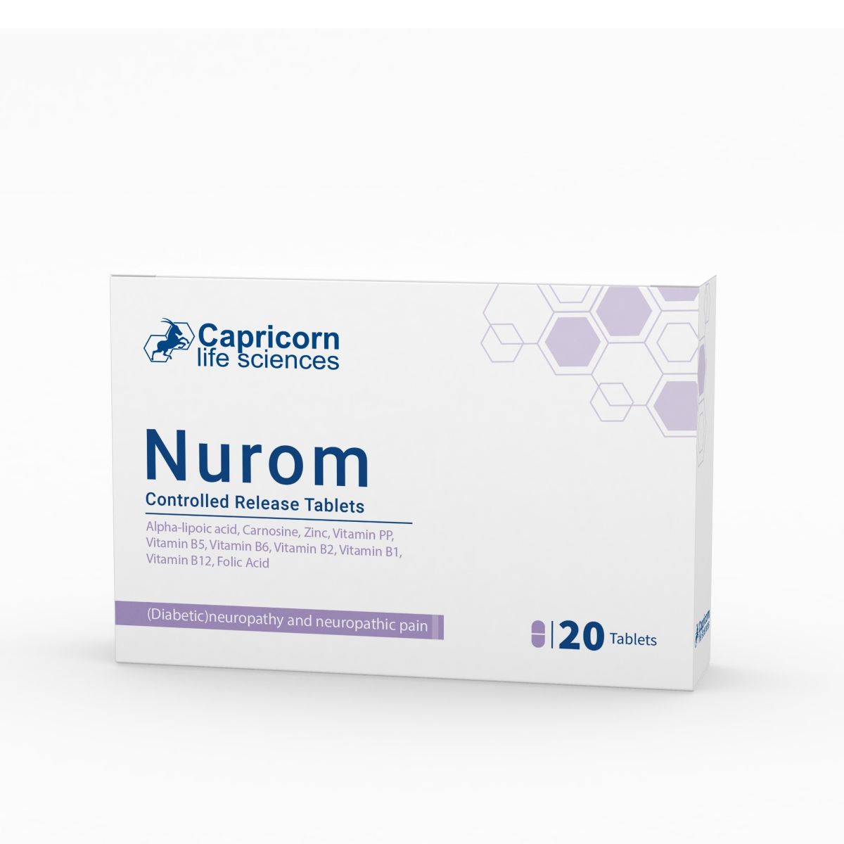 NUROM bi-layer oral tablets