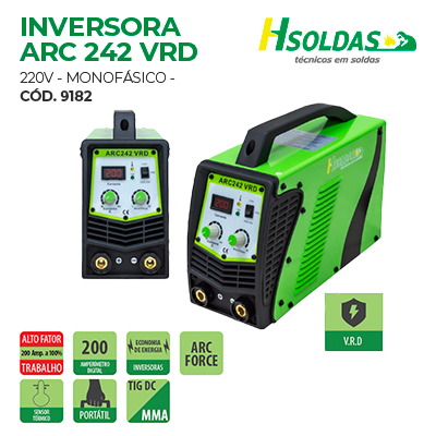 INVERSORA ARC 242 VRD