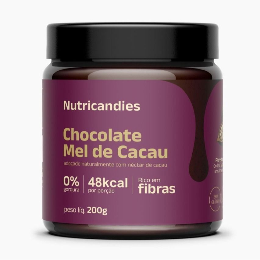CHOCOLATE MEL DE CACAU ZERO GORDURA