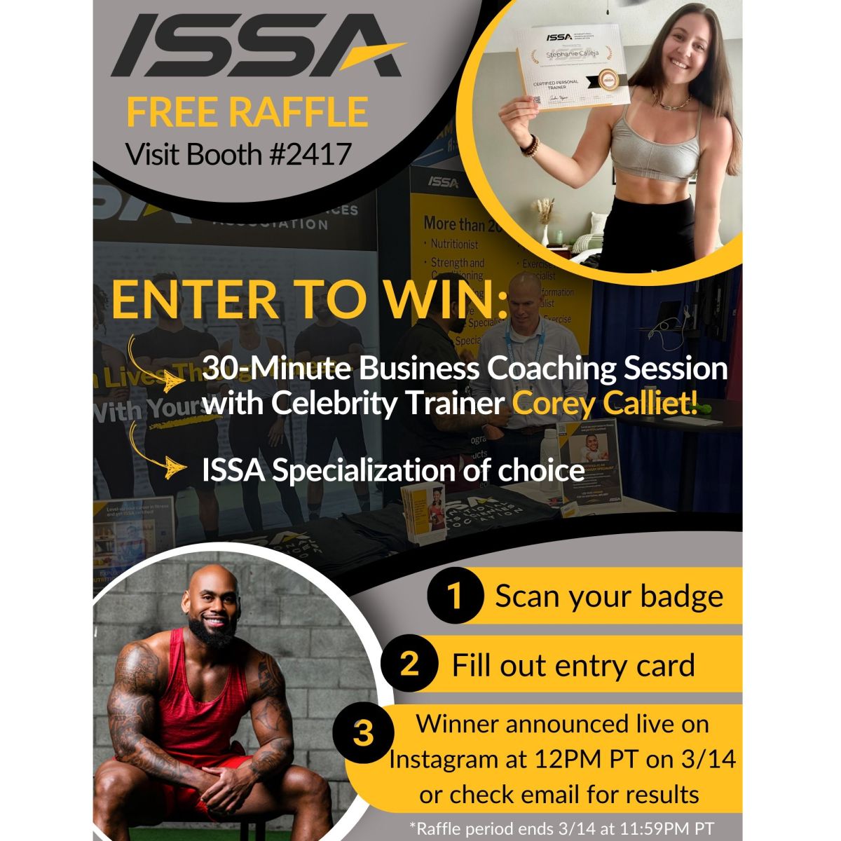 Corey Calliet + ISSA Specialization Giveaway!