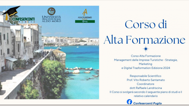 PRESENTAZIONE CORSO ALTA FORMAZIONE MANAGEMENT E MARKETING DELLE IMPRESE TURISTICHE
