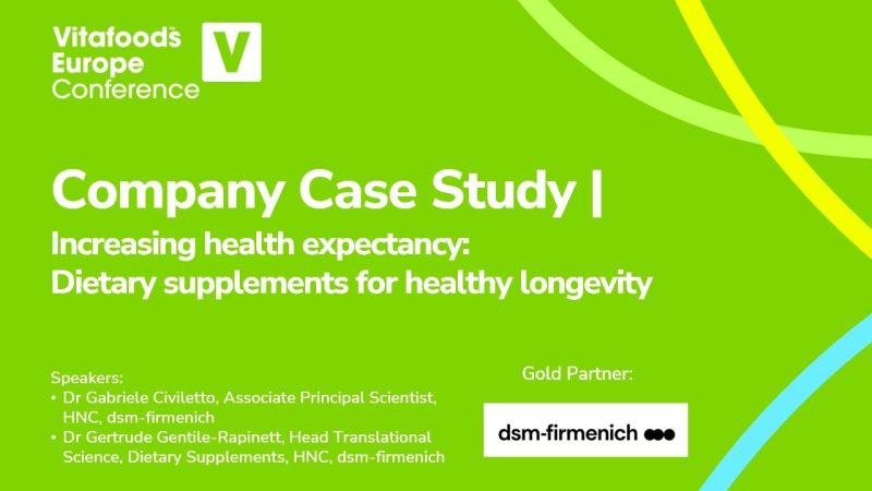 Company Case Study | Increasing health expectancy: Dietary supplements for healthy longevity