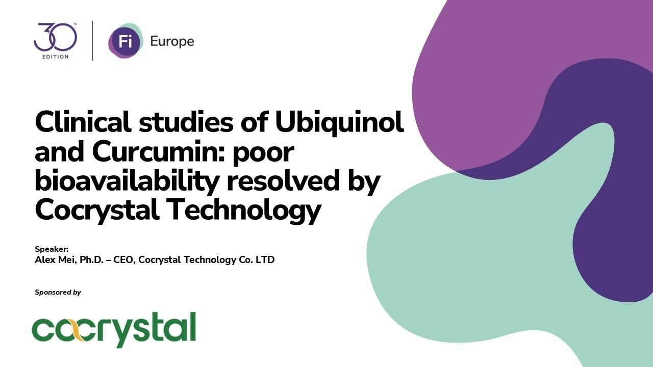 Clinical Studies of Ubiquinol and Curcumin: Poor Bioavailability Resolved by Cocrystal Technology