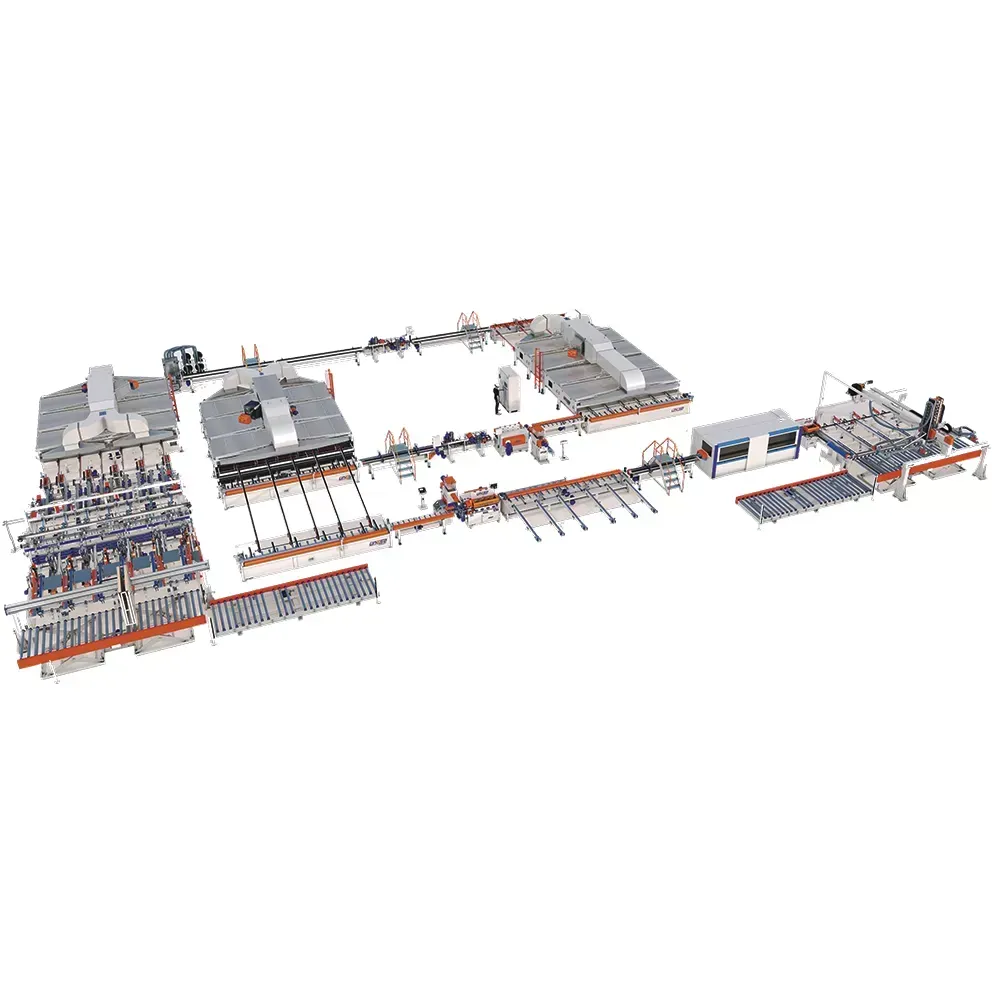 Linha de gesso primer com embalagem e paletização automática