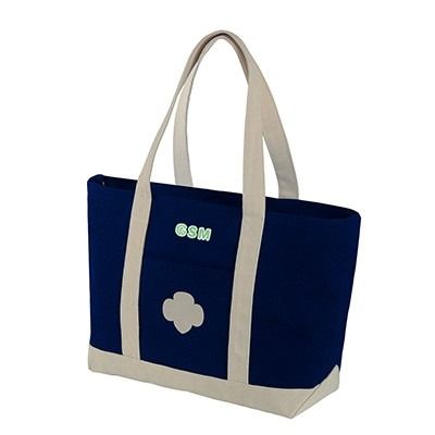 Navy Canvas Tote Bag