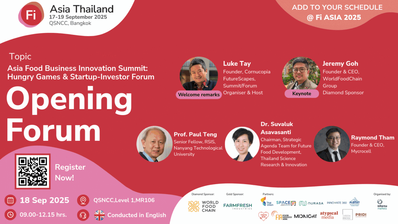 Asia Food Business Innovation Summit: Hungry Games & Startup-Investor Forum