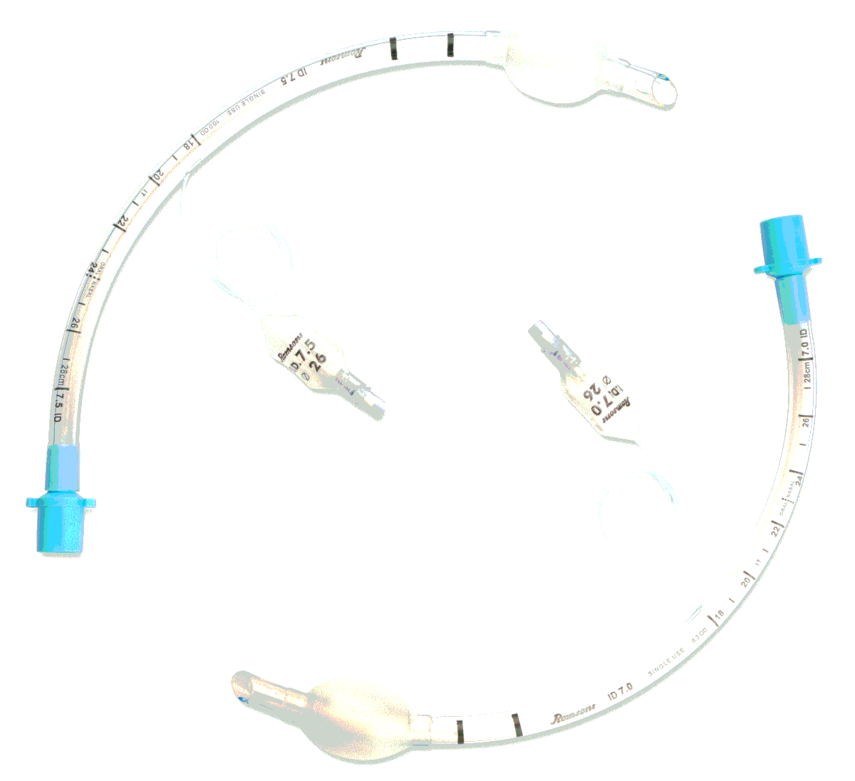 ROMSONS - ENDOTRACHAL TUBE CUFFED & REINFORCED