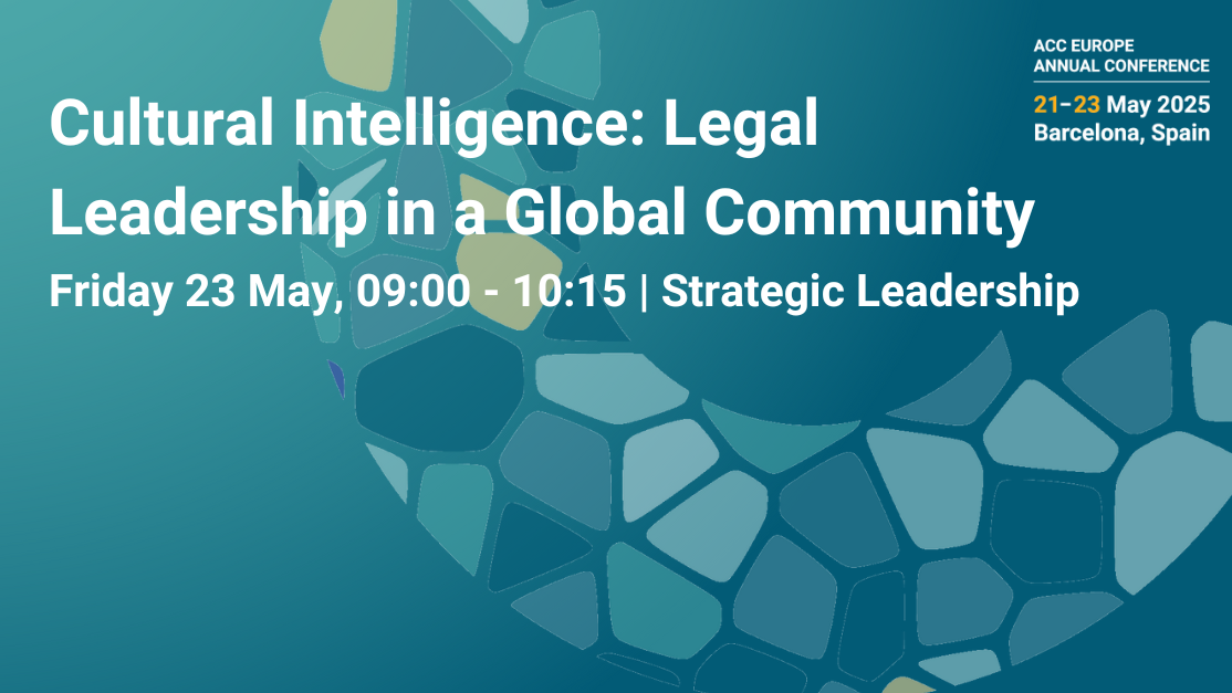 Cultural Intelligence: Legal Leadership in a Global Community