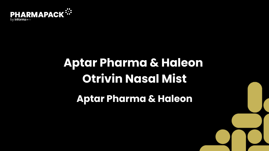 Haleon Otrivin Nasal Mist, using Aptar Pharma´s innovative side-actuated Lateral Control System to meet patient needs