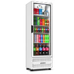 Refrigerador VRS13 Porta de Vidro Full White 393L
