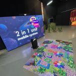 2in1 Revolutionary Mobile Projection System