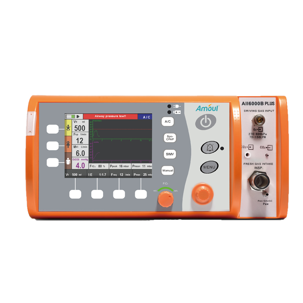 6000B Plus Emergency Transport Ventilator