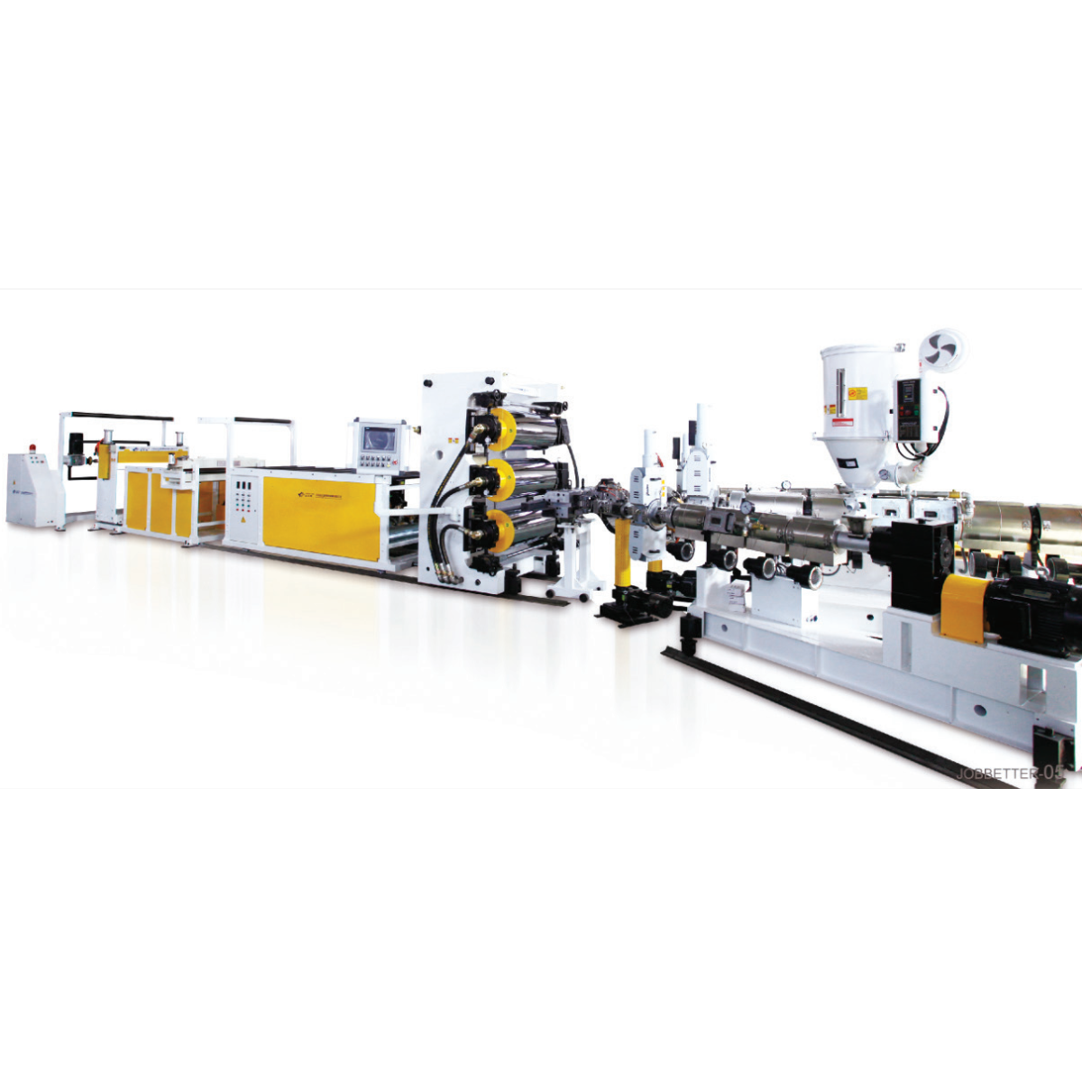 Máquina de folha extrusora de embalagem PP, alta eficiência confiável.