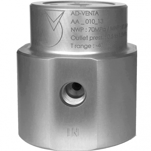 SimplHy® - High Pressure Regulator EC79 70 MPa