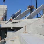 Viennese football fans like their prefabricated arena