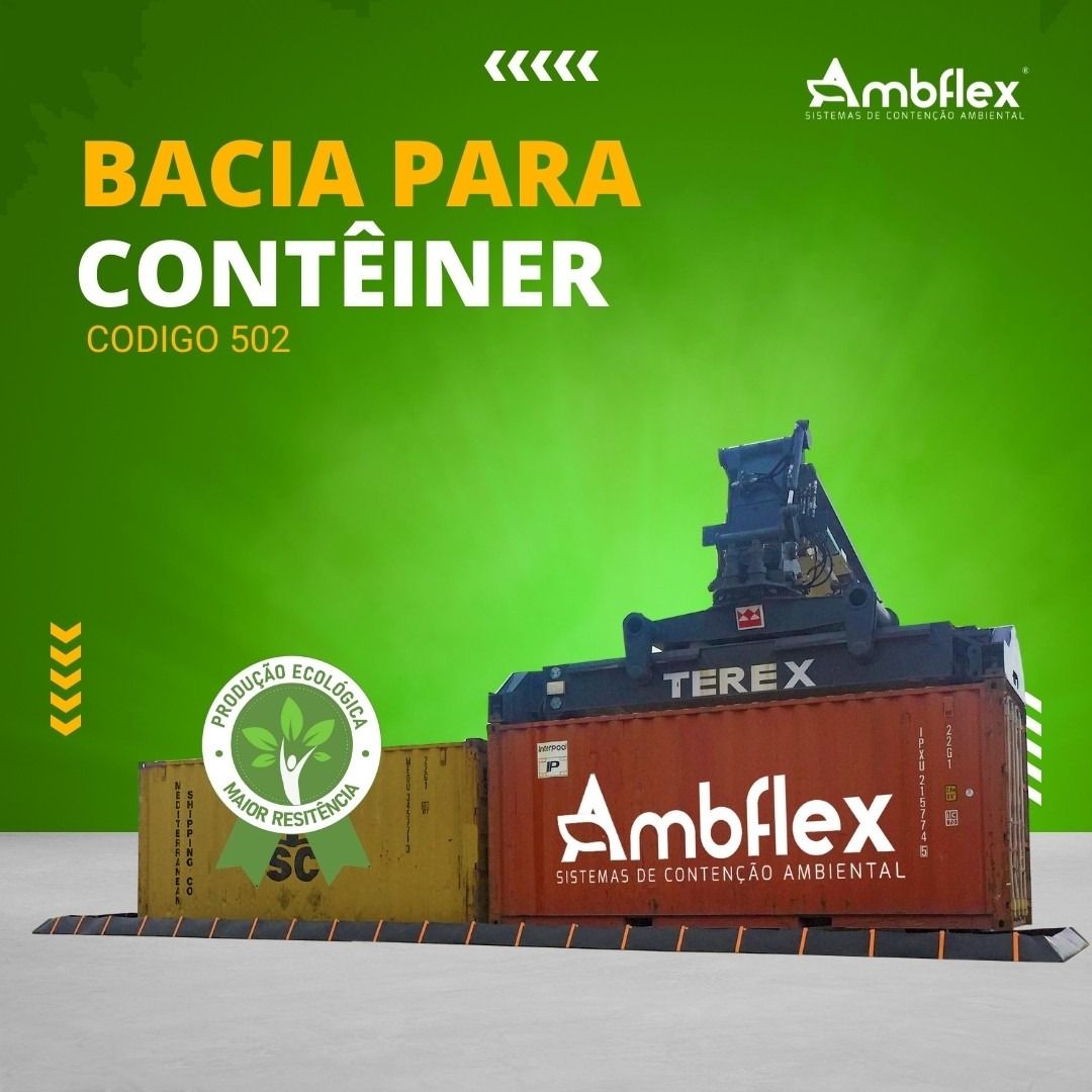 Bacia de Contenção para Conteiner