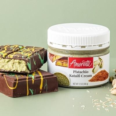 Ready-Mixed Pistachio Cream with Kataifi