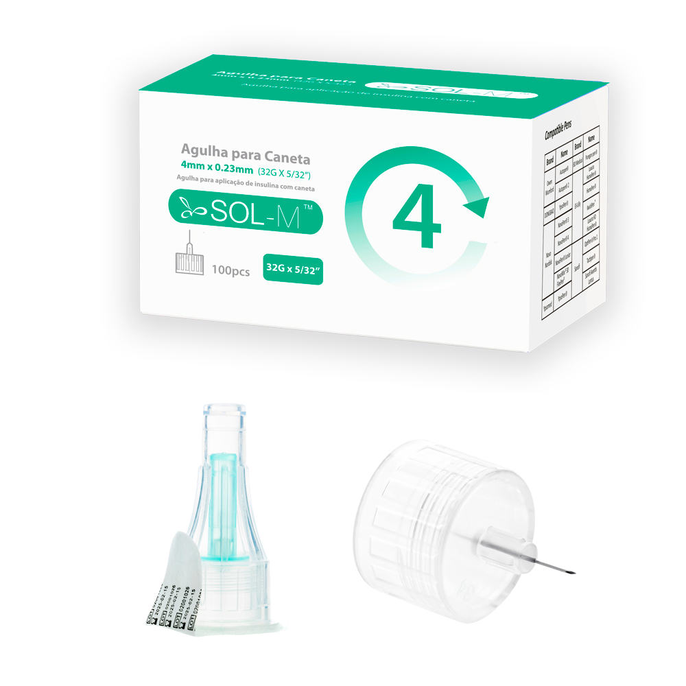 Agulha para Caneta de Insulina SOL-M