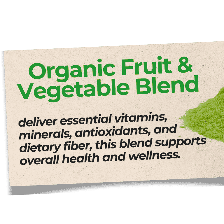 Organic Fruit & Vegetable Blend